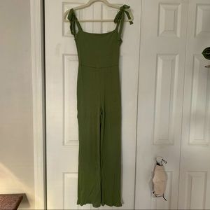 Urban Outfitters Shoulder Tie Jumpsuit